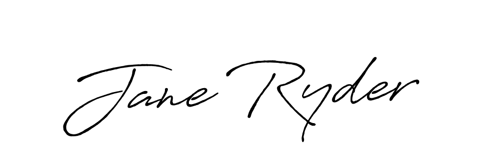 Design your own signature with our free online signature maker. With this signature software, you can create a handwritten (Antro_Vectra_Bolder) signature for name Jane Ryder. Jane Ryder signature style 7 images and pictures png