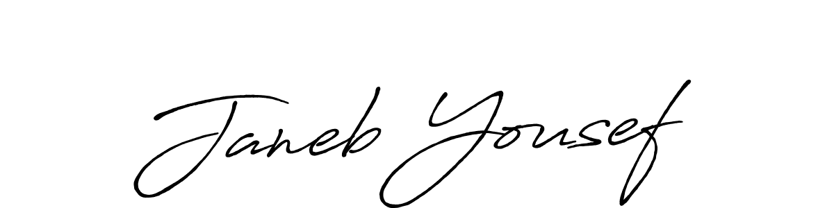 How to Draw Janeb Yousef signature style? Antro_Vectra_Bolder is a latest design signature styles for name Janeb Yousef. Janeb Yousef signature style 7 images and pictures png