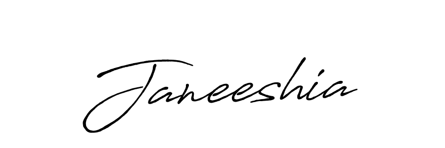 How to make Janeeshia name signature. Use Antro_Vectra_Bolder style for creating short signs online. This is the latest handwritten sign. Janeeshia signature style 7 images and pictures png
