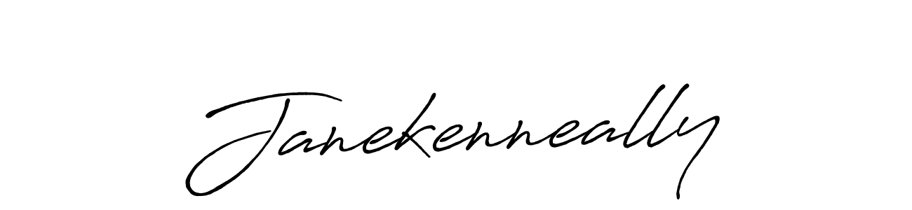 Create a beautiful signature design for name Janekenneally. With this signature (Antro_Vectra_Bolder) fonts, you can make a handwritten signature for free. Janekenneally signature style 7 images and pictures png