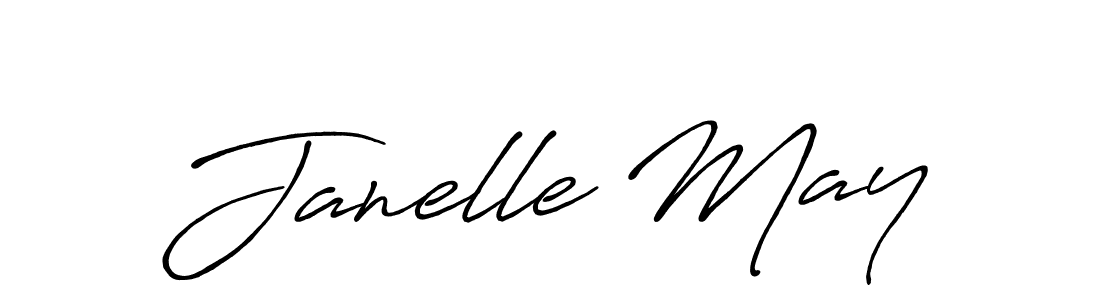 How to make Janelle May signature? Antro_Vectra_Bolder is a professional autograph style. Create handwritten signature for Janelle May name. Janelle May signature style 7 images and pictures png