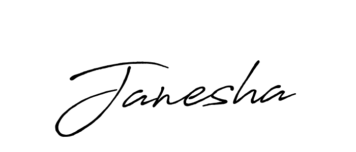 Also we have Janesha name is the best signature style. Create professional handwritten signature collection using Antro_Vectra_Bolder autograph style. Janesha signature style 7 images and pictures png