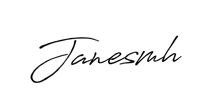 How to make Janesmh name signature. Use Antro_Vectra_Bolder style for creating short signs online. This is the latest handwritten sign. Janesmh signature style 7 images and pictures png
