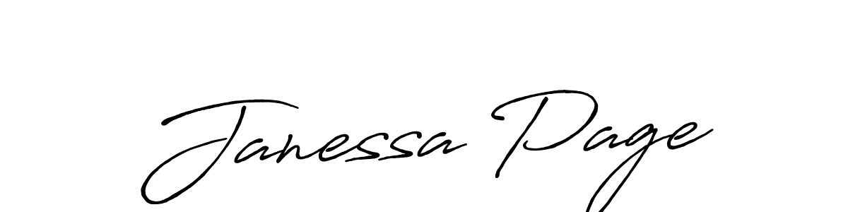 Antro_Vectra_Bolder is a professional signature style that is perfect for those who want to add a touch of class to their signature. It is also a great choice for those who want to make their signature more unique. Get Janessa Page name to fancy signature for free. Janessa Page signature style 7 images and pictures png