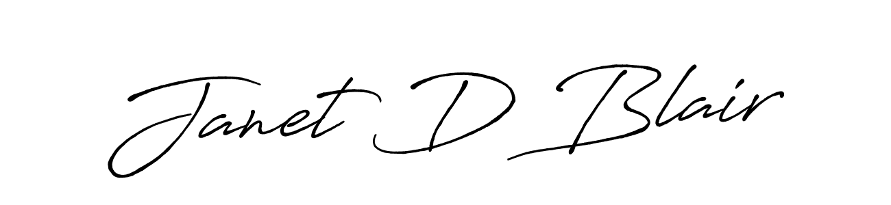 Also You can easily find your signature by using the search form. We will create Janet D Blair name handwritten signature images for you free of cost using Antro_Vectra_Bolder sign style. Janet D Blair signature style 7 images and pictures png