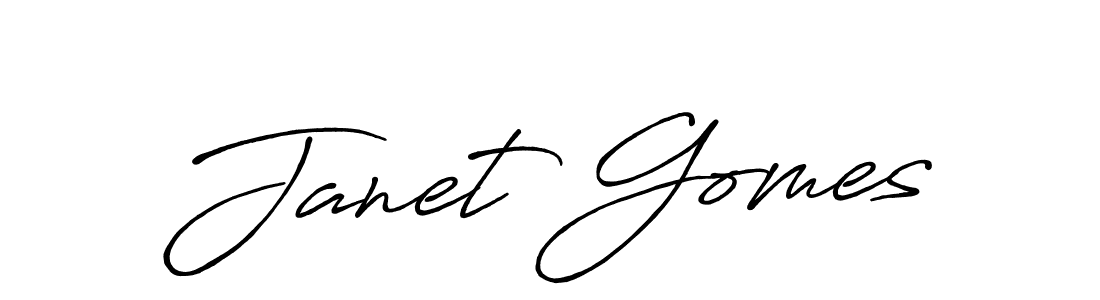 Use a signature maker to create a handwritten signature online. With this signature software, you can design (Antro_Vectra_Bolder) your own signature for name Janet Gomes. Janet Gomes signature style 7 images and pictures png