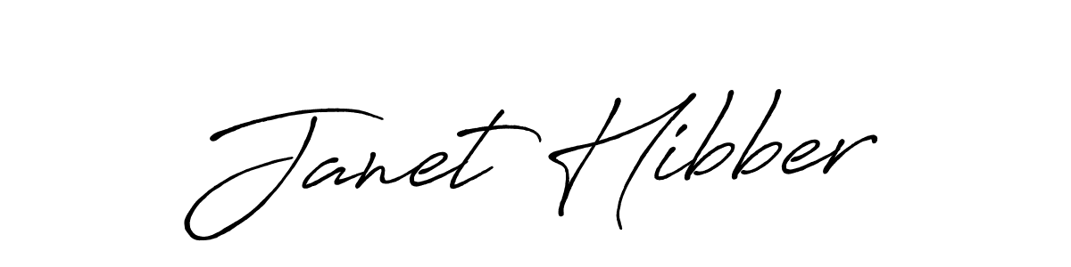 Also we have Janet Hibber name is the best signature style. Create professional handwritten signature collection using Antro_Vectra_Bolder autograph style. Janet Hibber signature style 7 images and pictures png