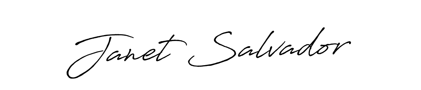 Best and Professional Signature Style for Janet Salvador. Antro_Vectra_Bolder Best Signature Style Collection. Janet Salvador signature style 7 images and pictures png