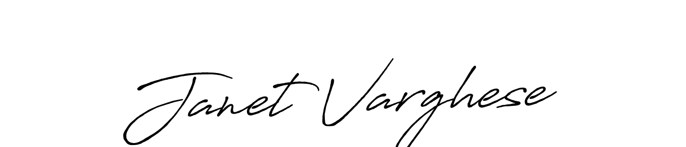 The best way (Antro_Vectra_Bolder) to make a short signature is to pick only two or three words in your name. The name Janet Varghese include a total of six letters. For converting this name. Janet Varghese signature style 7 images and pictures png