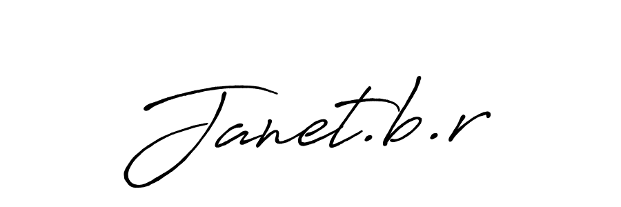 You should practise on your own different ways (Antro_Vectra_Bolder) to write your name (Janet.b.r) in signature. don't let someone else do it for you. Janet.b.r signature style 7 images and pictures png
