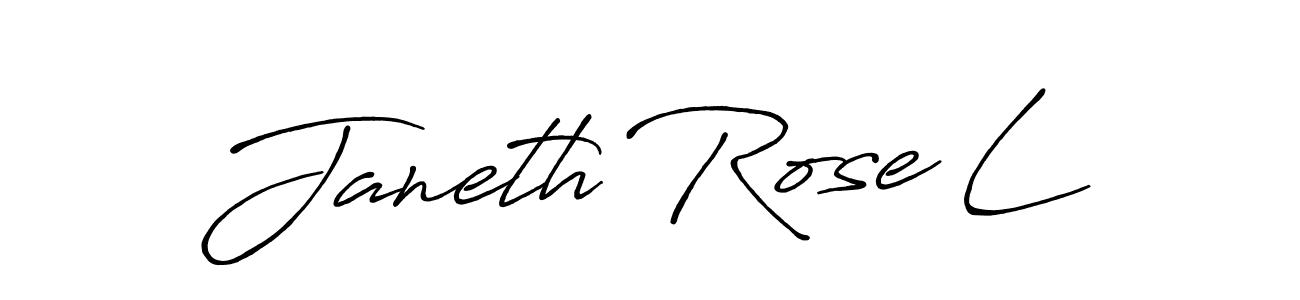 You can use this online signature creator to create a handwritten signature for the name Janeth Rose L. This is the best online autograph maker. Janeth Rose L signature style 7 images and pictures png