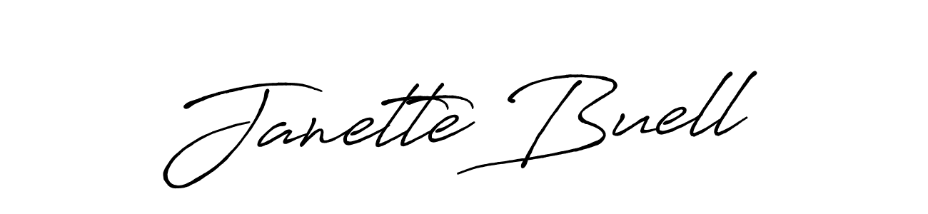 Also we have Janette Buell name is the best signature style. Create professional handwritten signature collection using Antro_Vectra_Bolder autograph style. Janette Buell signature style 7 images and pictures png