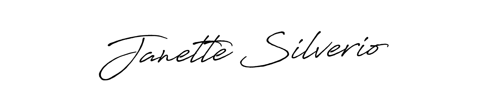 The best way (Antro_Vectra_Bolder) to make a short signature is to pick only two or three words in your name. The name Janette Silverio include a total of six letters. For converting this name. Janette Silverio signature style 7 images and pictures png