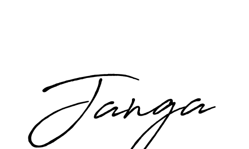 How to make Janga name signature. Use Antro_Vectra_Bolder style for creating short signs online. This is the latest handwritten sign. Janga signature style 7 images and pictures png