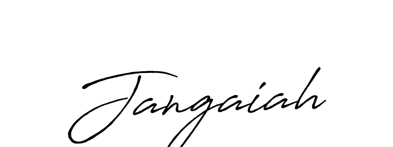 Also we have Jangaiah name is the best signature style. Create professional handwritten signature collection using Antro_Vectra_Bolder autograph style. Jangaiah signature style 7 images and pictures png
