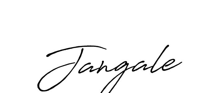 You should practise on your own different ways (Antro_Vectra_Bolder) to write your name (Jangale) in signature. don't let someone else do it for you. Jangale signature style 7 images and pictures png