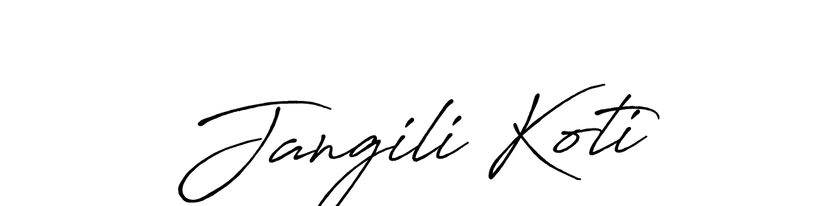 How to Draw Jangili Koti signature style? Antro_Vectra_Bolder is a latest design signature styles for name Jangili Koti. Jangili Koti signature style 7 images and pictures png