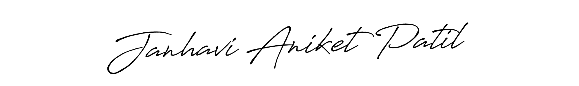 Make a beautiful signature design for name Janhavi Aniket Patil. Use this online signature maker to create a handwritten signature for free. Janhavi Aniket Patil signature style 7 images and pictures png