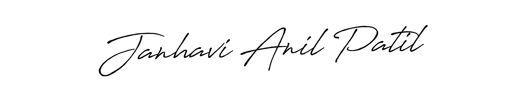 Also we have Janhavi Anil Patil name is the best signature style. Create professional handwritten signature collection using Antro_Vectra_Bolder autograph style. Janhavi Anil Patil signature style 7 images and pictures png