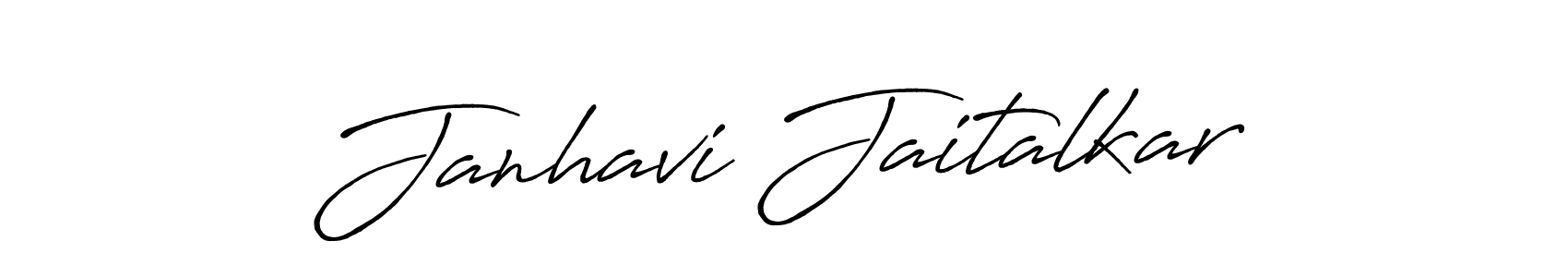 Also we have Janhavi Jaitalkar name is the best signature style. Create professional handwritten signature collection using Antro_Vectra_Bolder autograph style. Janhavi Jaitalkar signature style 7 images and pictures png