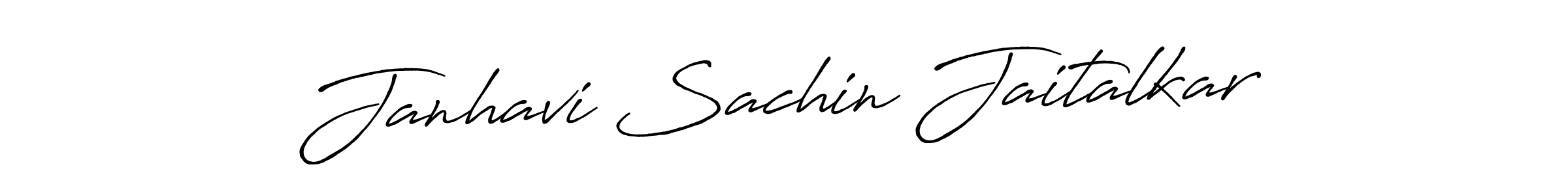 Also we have Janhavi Sachin Jaitalkar name is the best signature style. Create professional handwritten signature collection using Antro_Vectra_Bolder autograph style. Janhavi Sachin Jaitalkar signature style 7 images and pictures png