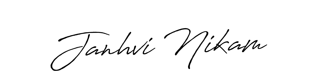 Check out images of Autograph of Janhvi Nikam name. Actor Janhvi Nikam Signature Style. Antro_Vectra_Bolder is a professional sign style online. Janhvi Nikam signature style 7 images and pictures png
