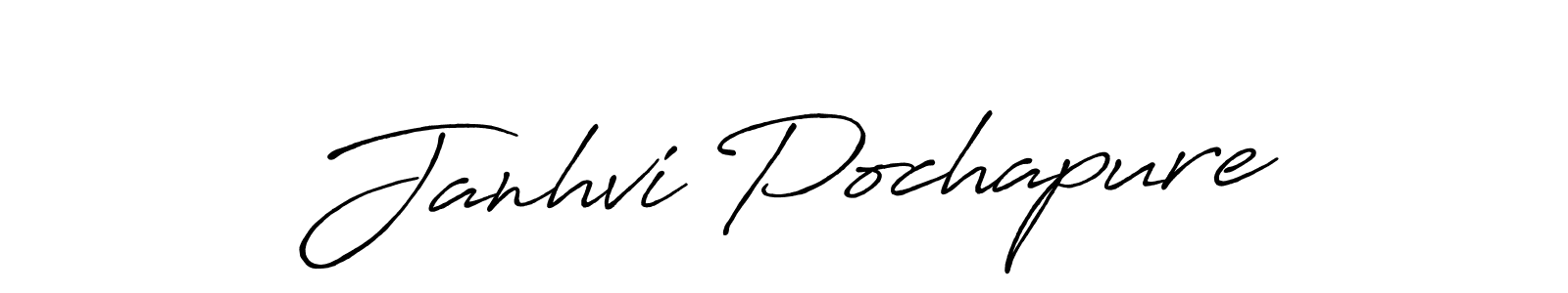Once you've used our free online signature maker to create your best signature Antro_Vectra_Bolder style, it's time to enjoy all of the benefits that Janhvi Pochapure name signing documents. Janhvi Pochapure signature style 7 images and pictures png