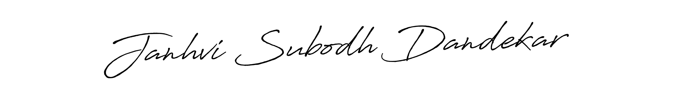 Make a beautiful signature design for name Janhvi Subodh Dandekar. Use this online signature maker to create a handwritten signature for free. Janhvi Subodh Dandekar signature style 7 images and pictures png
