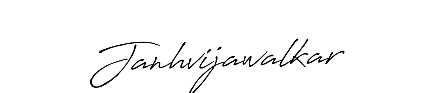 Also You can easily find your signature by using the search form. We will create Janhvijawalkar name handwritten signature images for you free of cost using Antro_Vectra_Bolder sign style. Janhvijawalkar signature style 7 images and pictures png