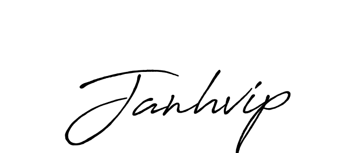 Make a beautiful signature design for name Janhvip. Use this online signature maker to create a handwritten signature for free. Janhvip signature style 7 images and pictures png