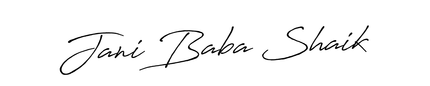 How to Draw Jani Baba Shaik signature style? Antro_Vectra_Bolder is a latest design signature styles for name Jani Baba Shaik. Jani Baba Shaik signature style 7 images and pictures png