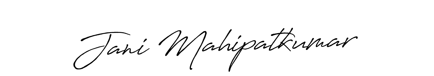 Here are the top 10 professional signature styles for the name Jani Mahipatkumar. These are the best autograph styles you can use for your name. Jani Mahipatkumar signature style 7 images and pictures png