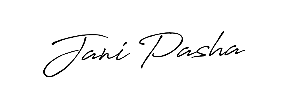 How to make Jani Pasha name signature. Use Antro_Vectra_Bolder style for creating short signs online. This is the latest handwritten sign. Jani Pasha signature style 7 images and pictures png