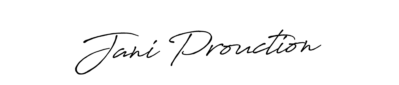 You should practise on your own different ways (Antro_Vectra_Bolder) to write your name (Jani Prouction) in signature. don't let someone else do it for you. Jani Prouction signature style 7 images and pictures png