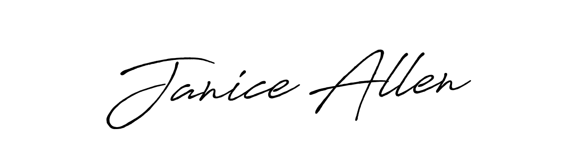 It looks lik you need a new signature style for name Janice Allen. Design unique handwritten (Antro_Vectra_Bolder) signature with our free signature maker in just a few clicks. Janice Allen signature style 7 images and pictures png