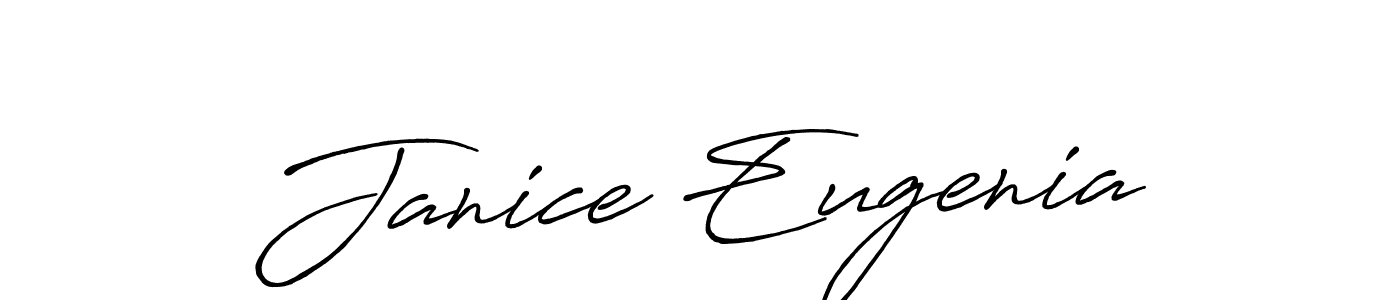 Make a beautiful signature design for name Janice Eugenia. Use this online signature maker to create a handwritten signature for free. Janice Eugenia signature style 7 images and pictures png