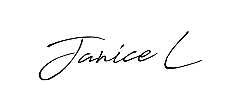 The best way (Antro_Vectra_Bolder) to make a short signature is to pick only two or three words in your name. The name Janice L include a total of six letters. For converting this name. Janice L signature style 7 images and pictures png