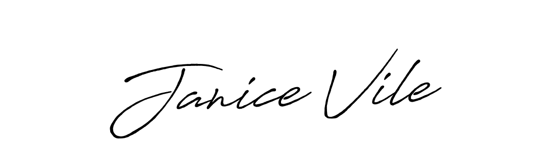 How to make Janice Vile signature? Antro_Vectra_Bolder is a professional autograph style. Create handwritten signature for Janice Vile name. Janice Vile signature style 7 images and pictures png