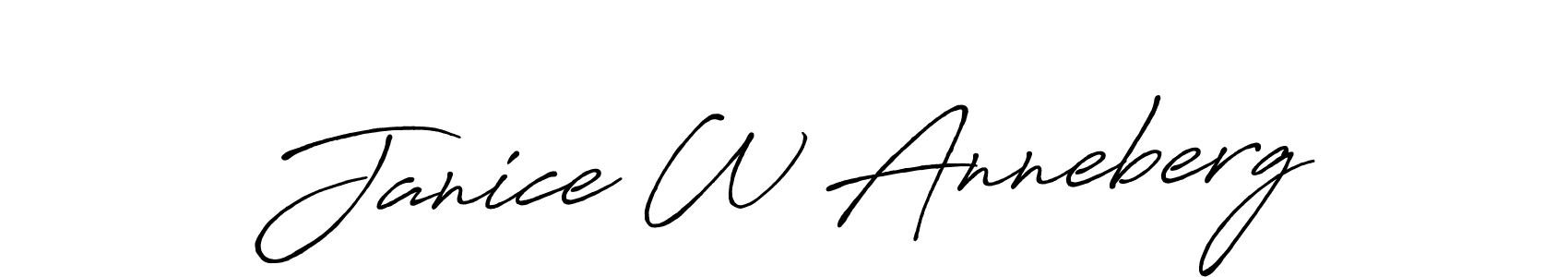 The best way (Antro_Vectra_Bolder) to make a short signature is to pick only two or three words in your name. The name Janice W Anneberg include a total of six letters. For converting this name. Janice W Anneberg signature style 7 images and pictures png