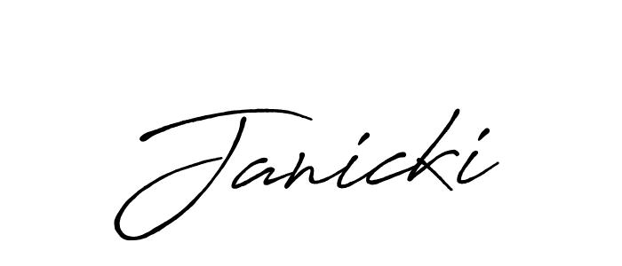 Make a beautiful signature design for name Janicki. Use this online signature maker to create a handwritten signature for free. Janicki signature style 7 images and pictures png