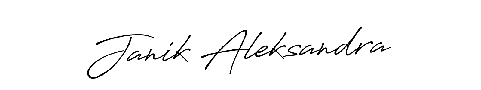 Also You can easily find your signature by using the search form. We will create Janik Aleksandra name handwritten signature images for you free of cost using Antro_Vectra_Bolder sign style. Janik Aleksandra signature style 7 images and pictures png