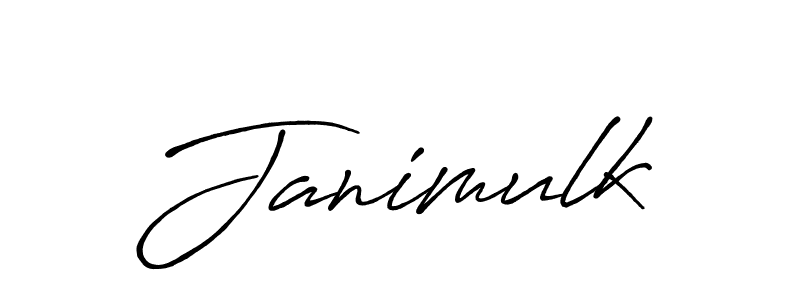 Janimulk stylish signature style. Best Handwritten Sign (Antro_Vectra_Bolder) for my name. Handwritten Signature Collection Ideas for my name Janimulk. Janimulk signature style 7 images and pictures png