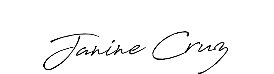 Also we have Janine Cruz name is the best signature style. Create professional handwritten signature collection using Antro_Vectra_Bolder autograph style. Janine Cruz signature style 7 images and pictures png