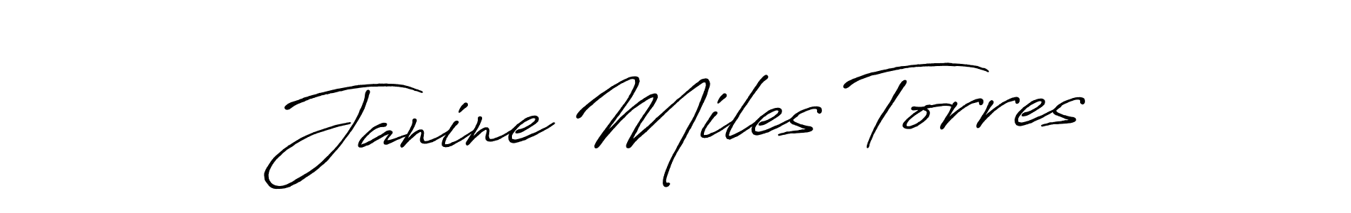The best way (Antro_Vectra_Bolder) to make a short signature is to pick only two or three words in your name. The name Janine Miles Torres include a total of six letters. For converting this name. Janine Miles Torres signature style 7 images and pictures png