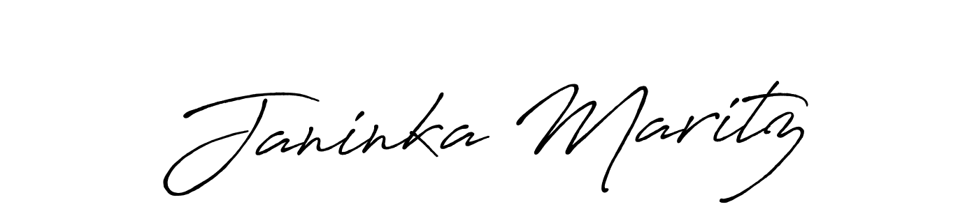 Antro_Vectra_Bolder is a professional signature style that is perfect for those who want to add a touch of class to their signature. It is also a great choice for those who want to make their signature more unique. Get Janinka Maritz name to fancy signature for free. Janinka Maritz signature style 7 images and pictures png