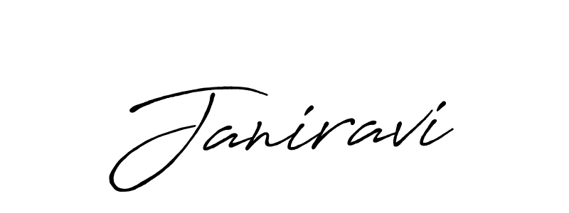 Design your own signature with our free online signature maker. With this signature software, you can create a handwritten (Antro_Vectra_Bolder) signature for name Janiravi. Janiravi signature style 7 images and pictures png