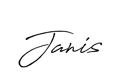 You should practise on your own different ways (Antro_Vectra_Bolder) to write your name (Janis) in signature. don't let someone else do it for you. Janis signature style 7 images and pictures png