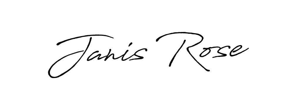 if you are searching for the best signature style for your name Janis Rose. so please give up your signature search. here we have designed multiple signature styles  using Antro_Vectra_Bolder. Janis Rose signature style 7 images and pictures png