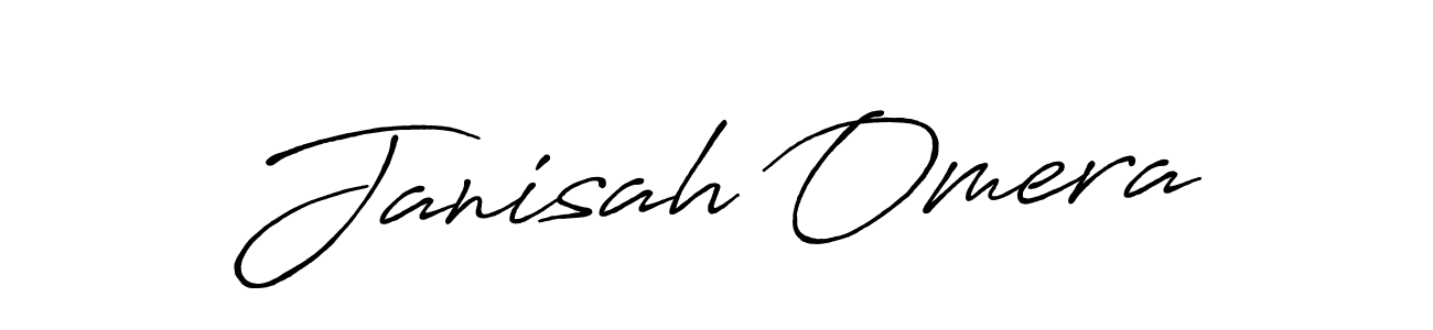It looks lik you need a new signature style for name Janisah Omera. Design unique handwritten (Antro_Vectra_Bolder) signature with our free signature maker in just a few clicks. Janisah Omera signature style 7 images and pictures png