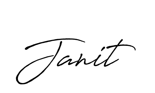 The best way (Antro_Vectra_Bolder) to make a short signature is to pick only two or three words in your name. The name Janit include a total of six letters. For converting this name. Janit signature style 7 images and pictures png
